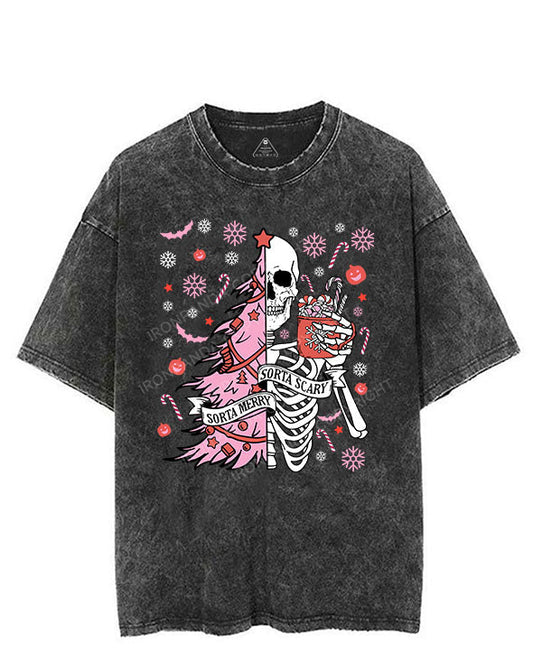 SORTA MERRY SORTA SCARY VINTAGE GYM SHIRT