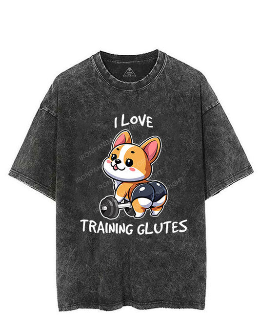 I love training Glutes Vintage Gym Shirt