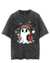 CHRISTMAS GHOST WITH COFFEE AND GIFT VINTAGE GYM SHIRT
