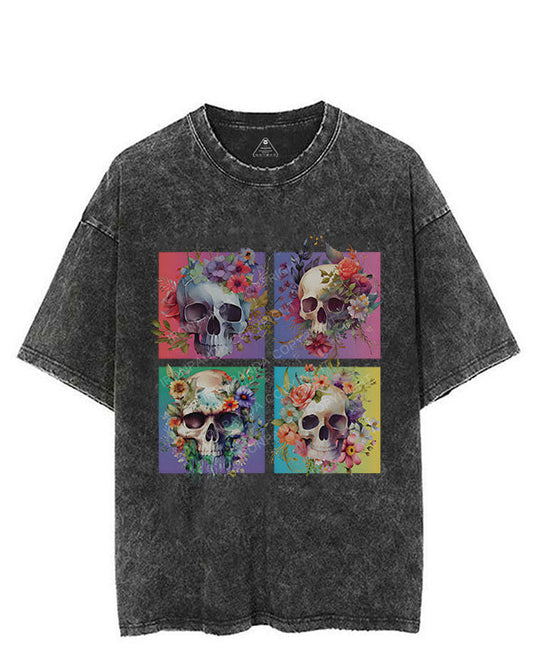 Skull Aesthetic VINTAGE GYM SHIRT