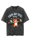 TIRED BUT STILL LIFTING VINTAGE GYM SHIRT